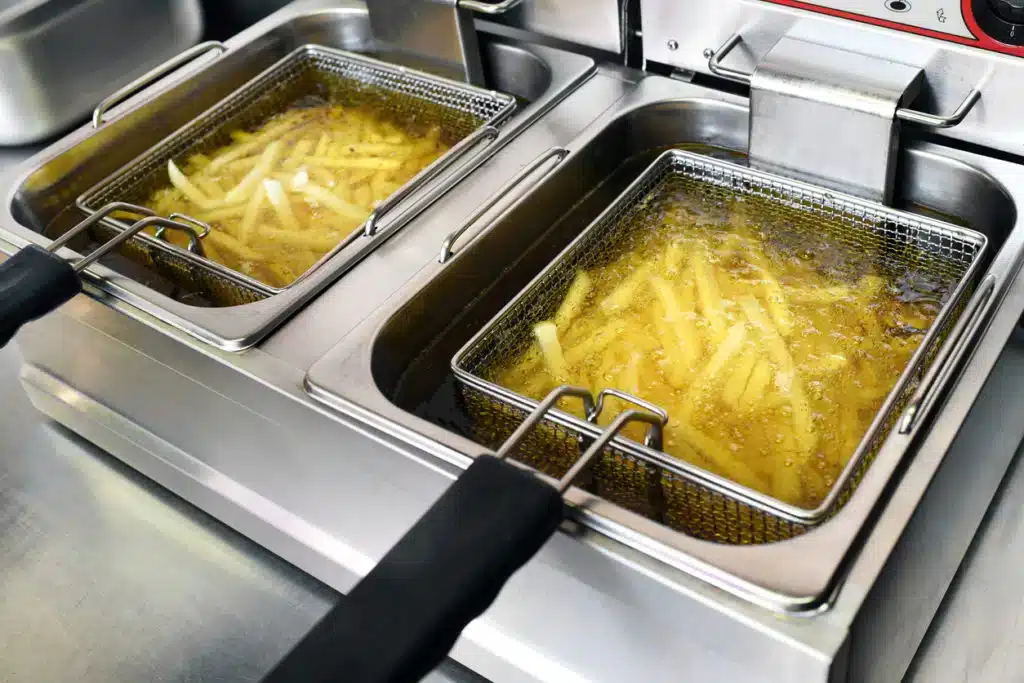Commercial deep fat fryer used cooking oil collection in Halifax - UCO disposal service